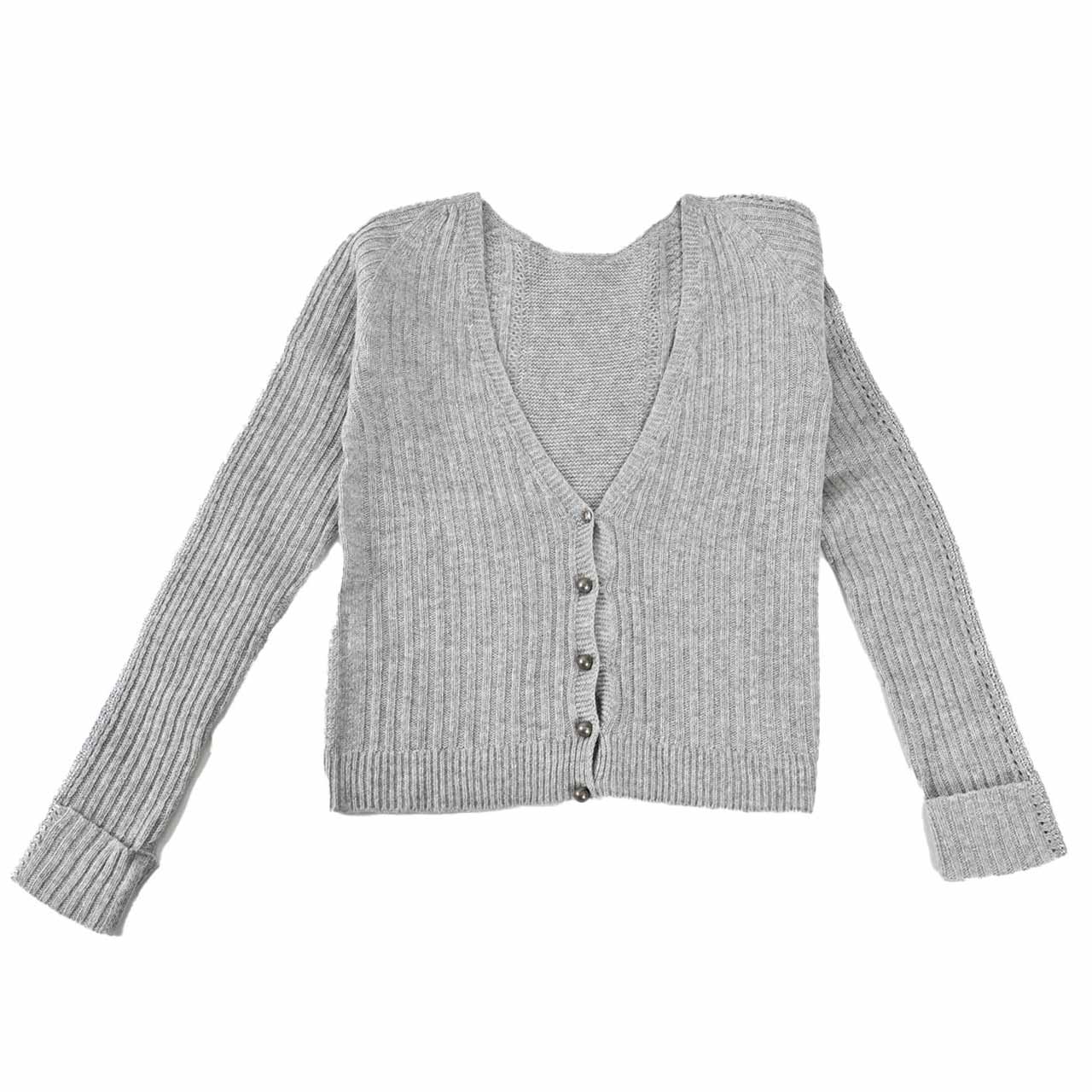パトリツィアペペ PATRIZIA PEPE カーディガン 8M0527 A255S413 グレー レディース カシミヤ