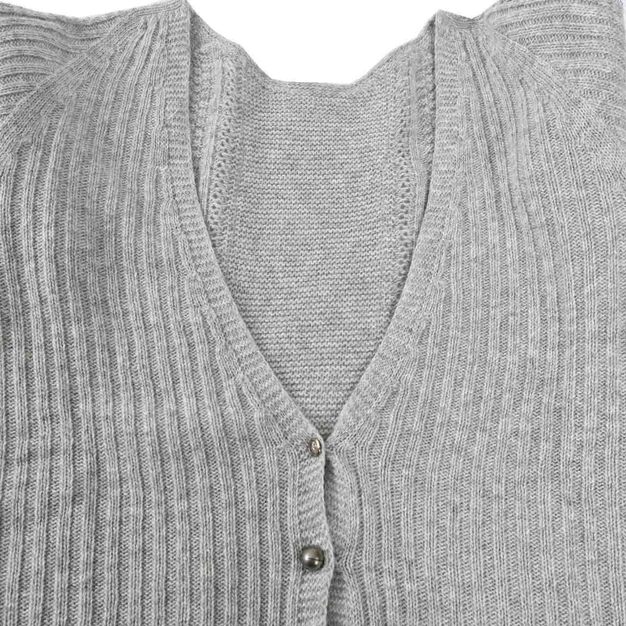 パトリツィアペペ PATRIZIA PEPE カーディガン 8M0527 A255S413 グレー レディース カシミヤ