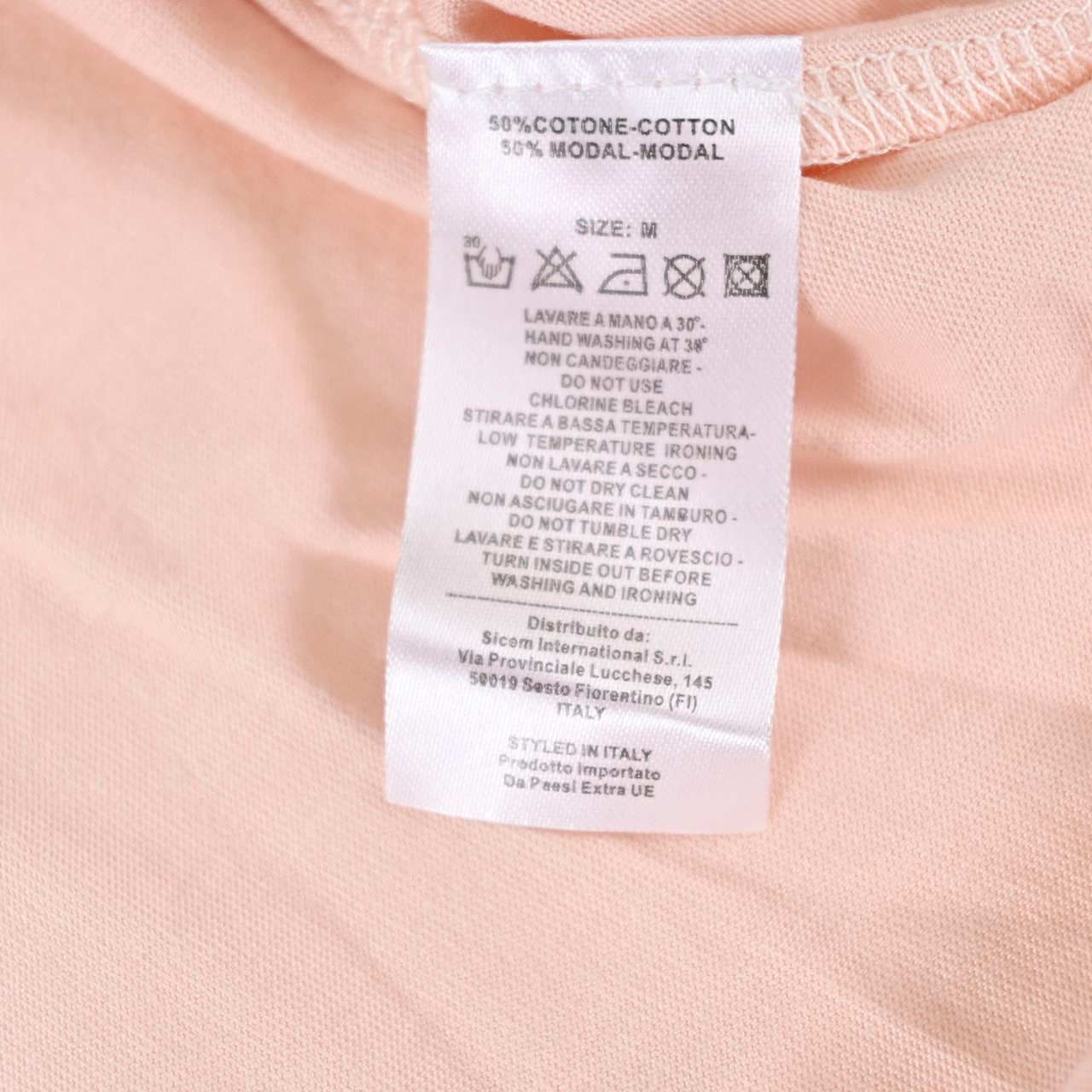 【65%OFF】 プラムス クチュール PLUMS COUTURE Tシャツ 9BWT037 PNK001 ピンク レディース 【ラスト1点 Mサイズ】
