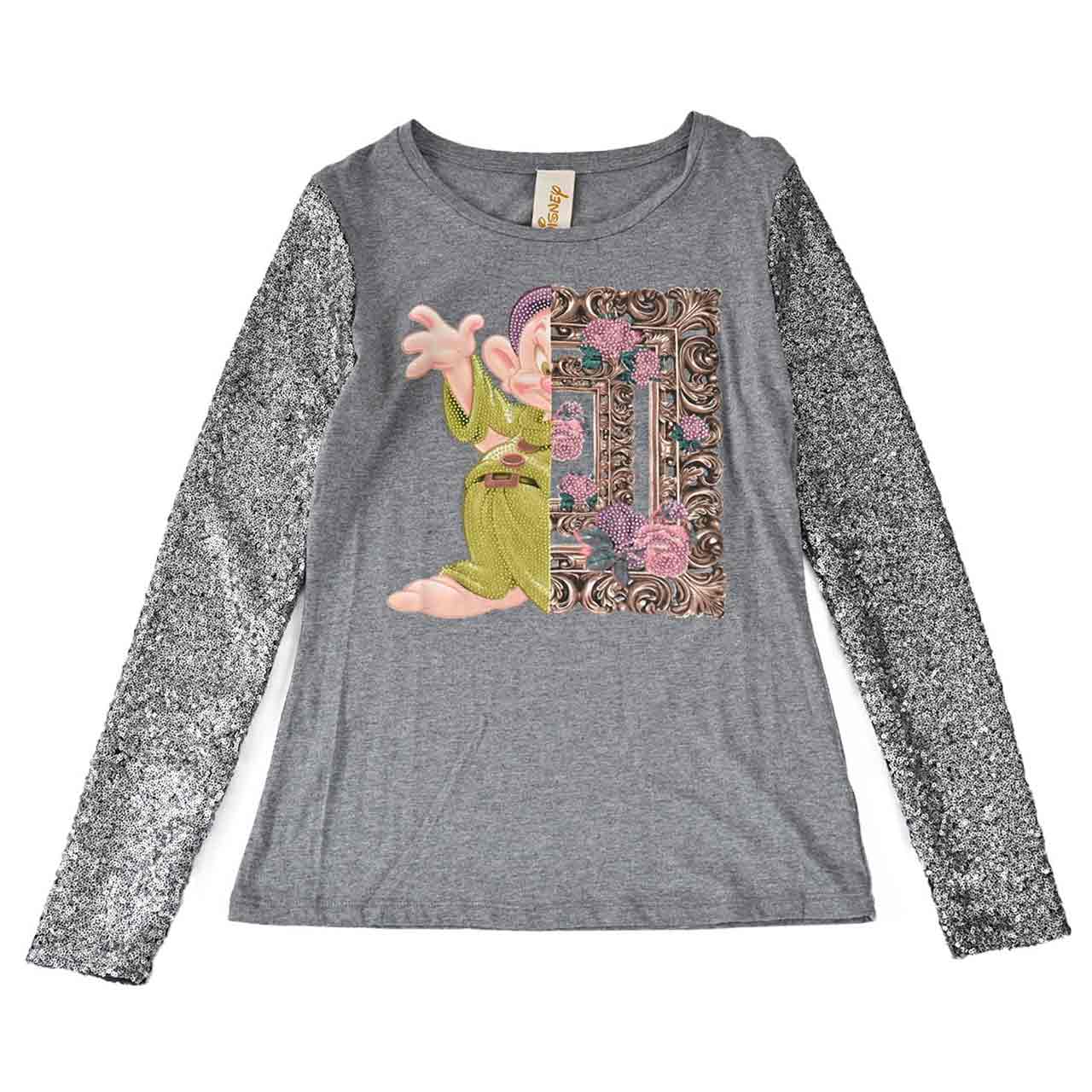 【65%OFF】 プラムス クチュール PLUMS COUTURE Tシャツ 9DWT248B GRY028 グレー レディース
