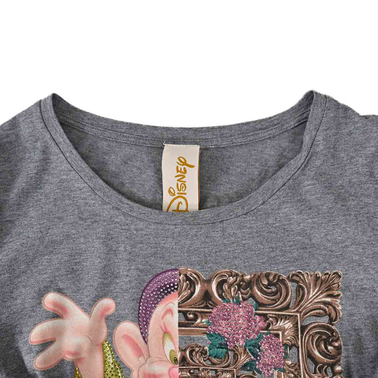 【65%OFF】 プラムス クチュール PLUMS COUTURE Tシャツ 9DWT248B GRY028 グレー レディース