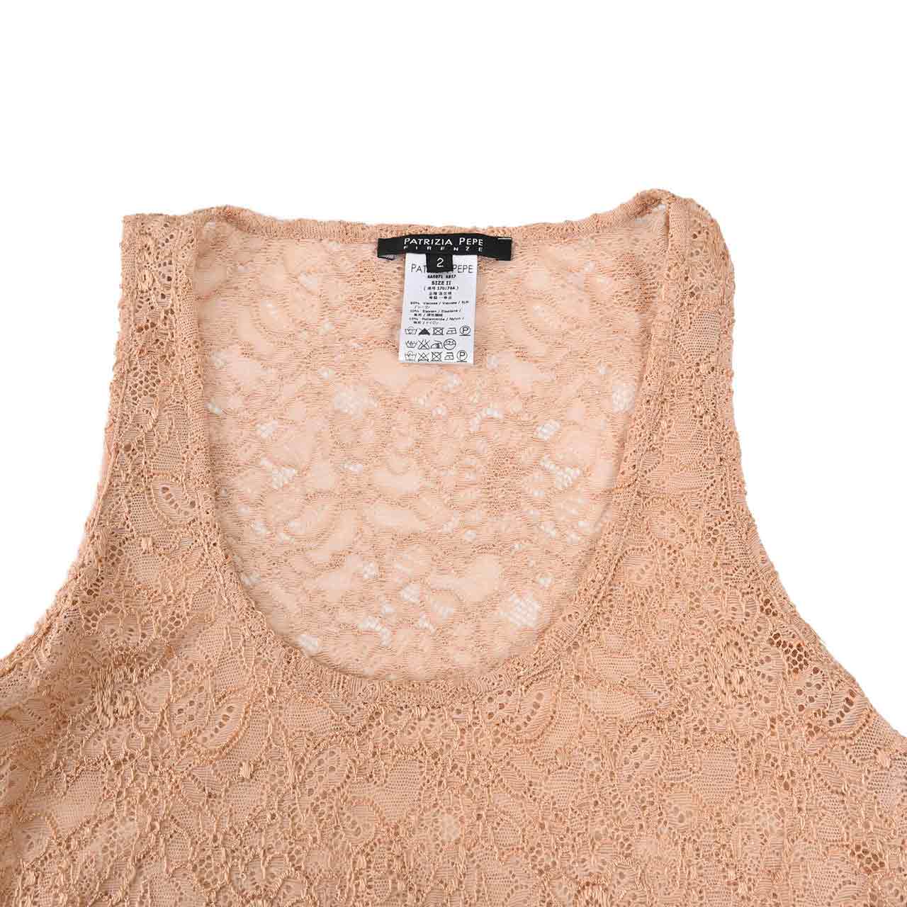 パトリツィアペペ PATRIZIA PEPE ストレッチレースOP BA0871 A817 R207 オレンジ レディース 【ラスト1点 2サイズ】 【プライスダウン】