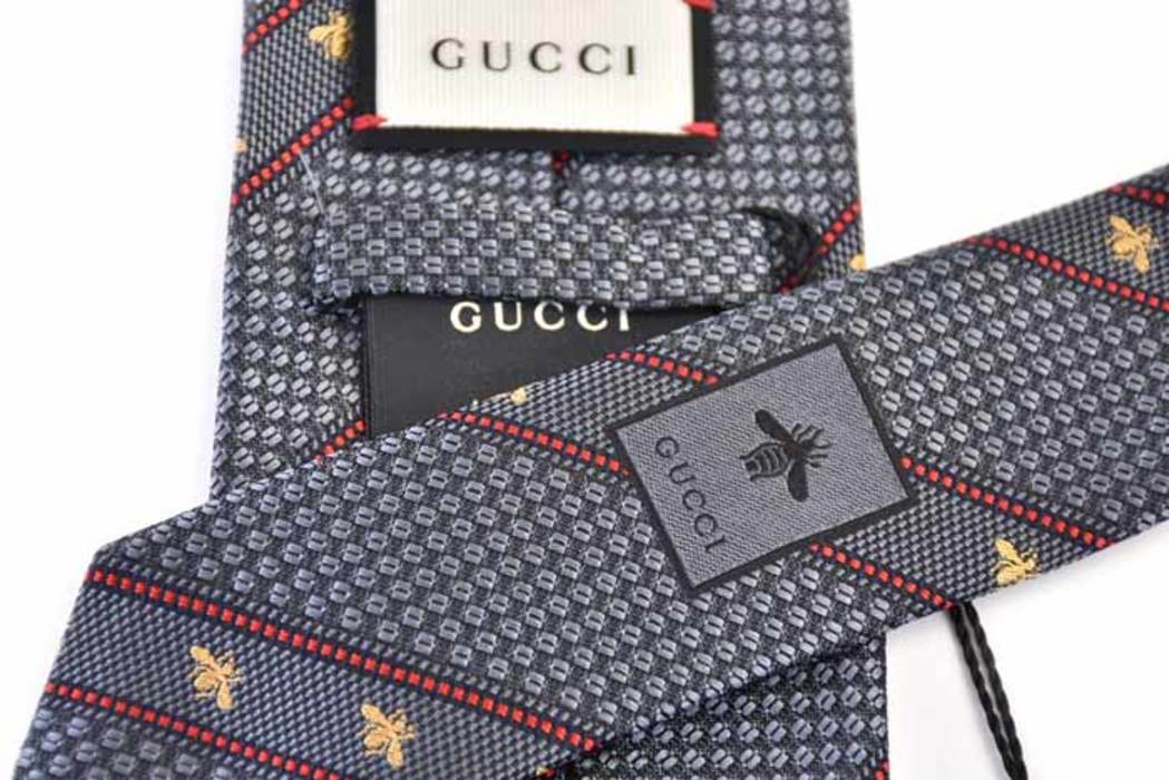 グッチ GUCCI ネクタイ 451528 1274 グレー メンズ 就職祝い 誕生日 ギフト プレゼント