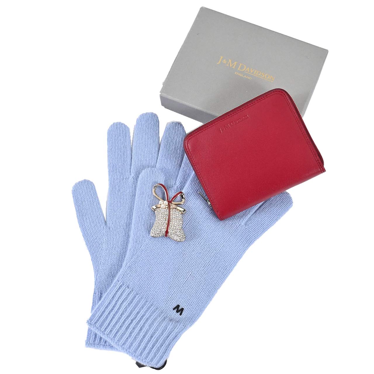 選べる福袋 J&M DAVIDSON セレクトセット レディース 長財布 ミニ財布 カシミヤマフラー 手袋 ブローチ 3つのセットから選べる福袋 2025年新春福袋セット おすすめギフト ギフト プレゼント