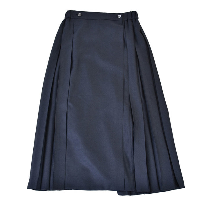 Maison Kitsune Wrap Pleated Skirt MAISON KITSUNE FW16W507 Navy One piece only 