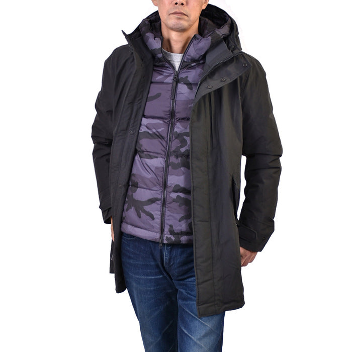 Woolrich 有襯裡羽絨外套 WOOLRICH WA1108 深灰色