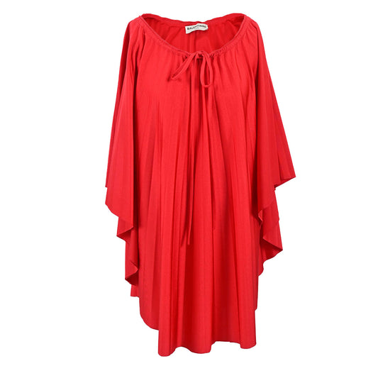 バレンシアガ BALENCIAGA ブラウス 470881 TEK90 レッド レディース 【ラスト1点 34サイズ】