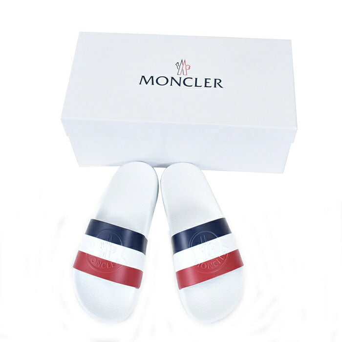 モンクレール MONCLER サンダル 4C0002001A49 002 ホワイト 2025年春夏 メンズ