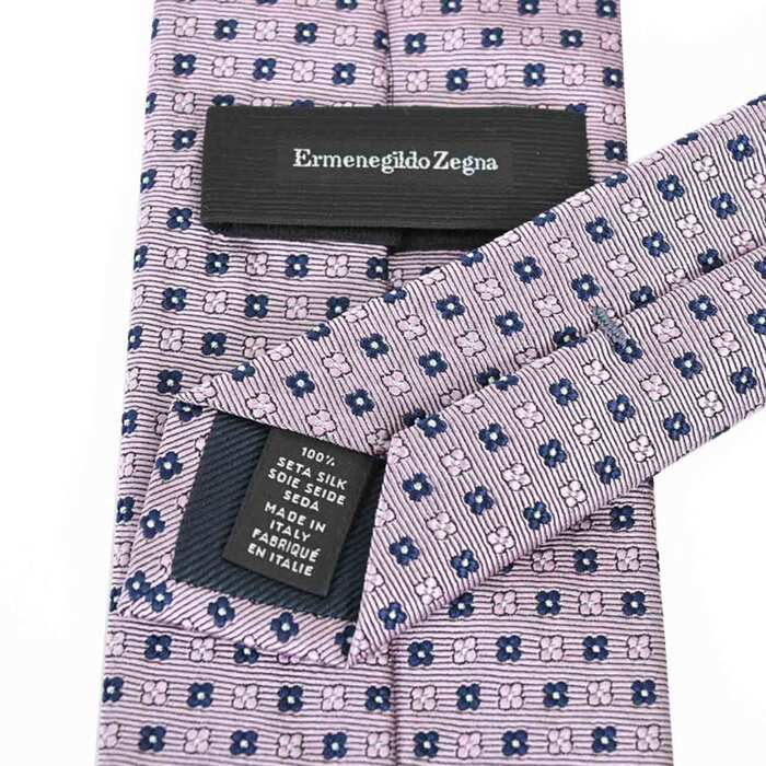 エルメネジルド ゼニア ERMENEGILDO ZEGNA ネクタイ Z8D06 1L8 B ピンク メンズ  父の日 就職祝い 誕生日 ギフト プレゼント