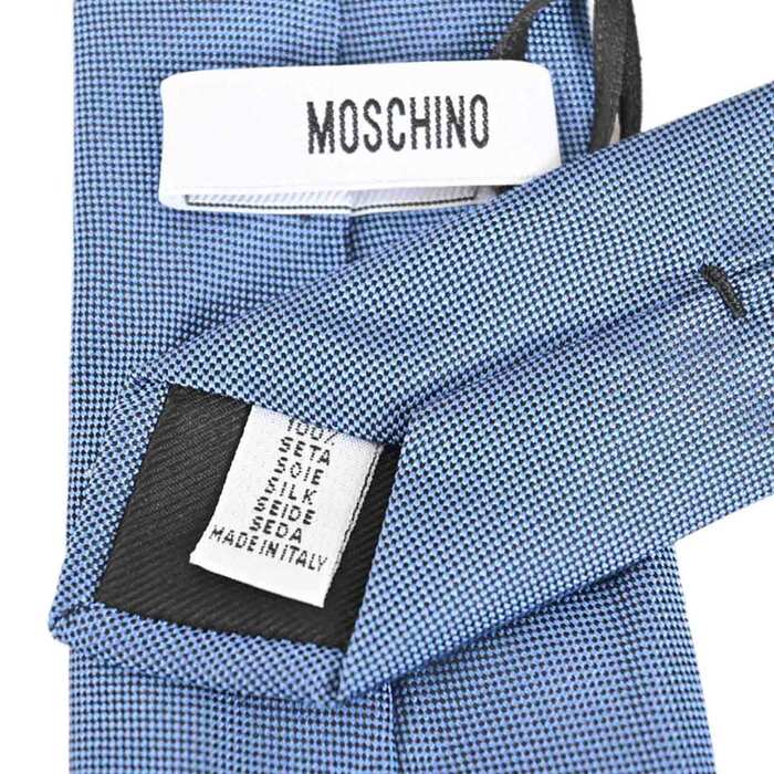 モスキーノ MOSCHINO ネクタイ M5180 55001-12 ブルー メンズ  就職祝い 誕生日 ギフト プレゼント