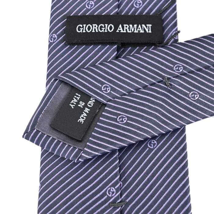 ジョルジオ アルマーニ GIORGIO ARMANI ネクタイ 1P909 00044 パープル メンズ  就職祝い 誕生日 ギフト プレゼント