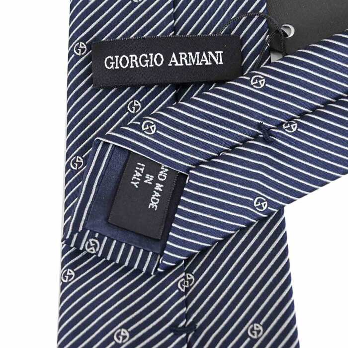 ジョルジオ アルマーニ GIORGIO ARMANI ネクタイ 1P909 00036 ネイビー メンズ  就職祝い 誕生日 ギフト プレゼント