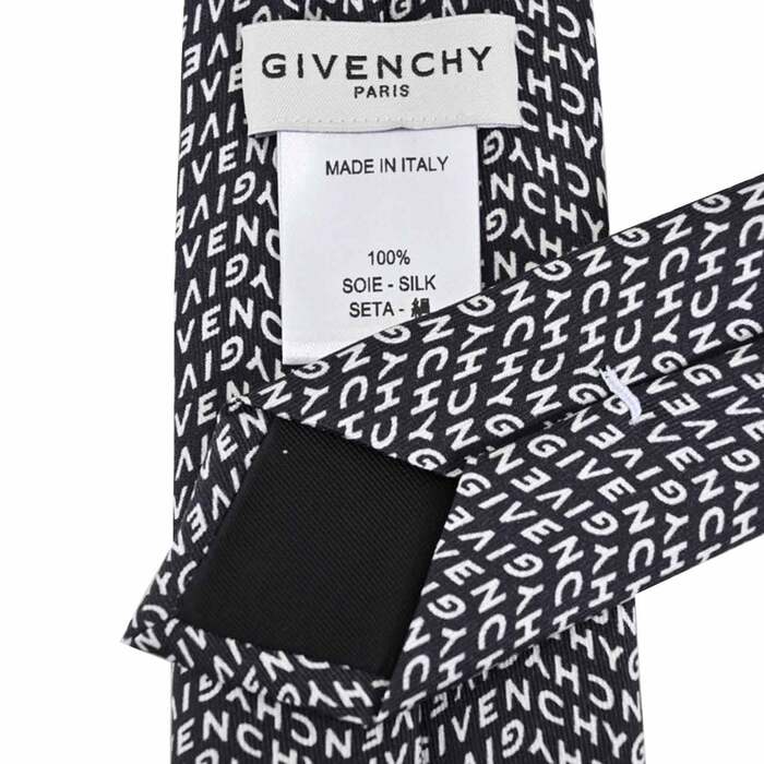 ジバンシィ GIVENCHY ネクタイ SM803-1 ブラック メンズ  就職祝い 誕生日 ギフト プレゼント