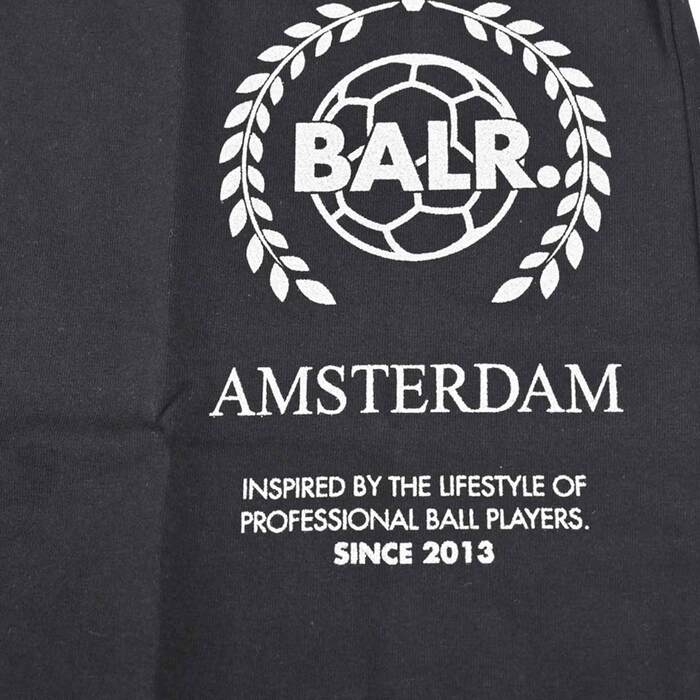 ボーラー BALR. Tシャツ B1112.1017 Crest Print Amsterdam Box Fit T-Shirt J ブラック メンズ プレゼント ギフト