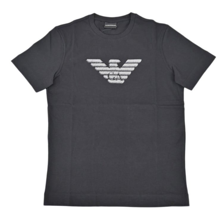 エンポリオ アルマーニ EMPORIO ARMANI Tシャツ 3K1TC3 1JULZ0999 0999 ブラック メンズ 【ラスト1点 XLサイズ】 プレゼント ギフト