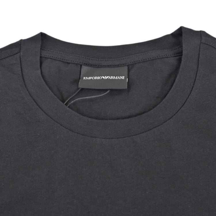 エンポリオ アルマーニ EMPORIO ARMANI Tシャツ 3K1TC3 1JULZ0999 0999 ブラック メンズ 【ラスト1点 XLサイズ】 プレゼント ギフト