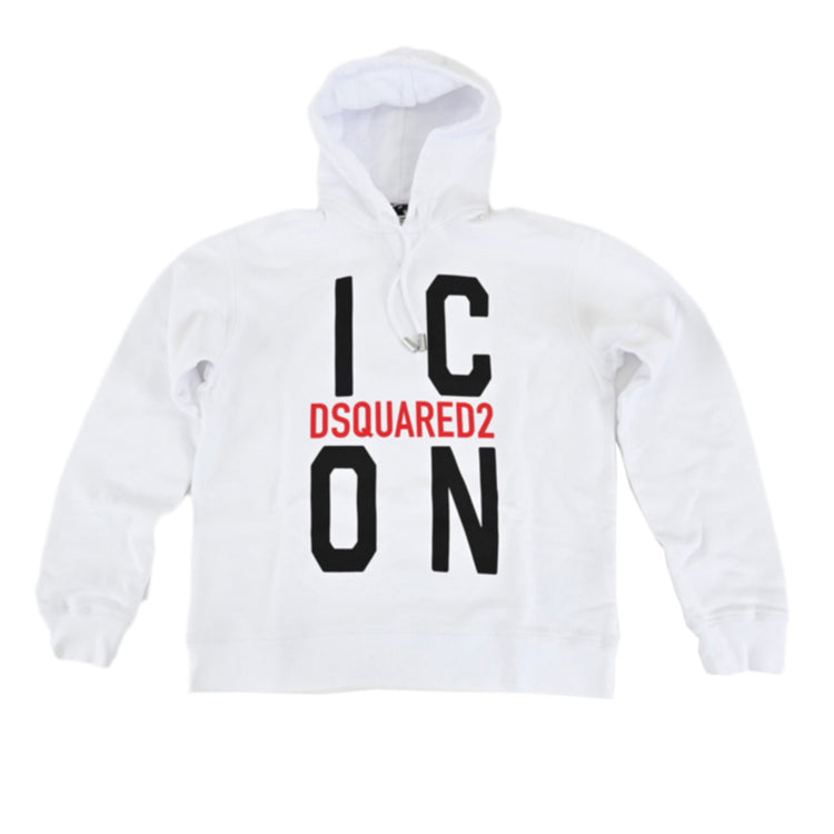 【46％OFF】 ディースクエアード DSQUARED2 パーカー S80GU0038 S25042100 Icon Hooded Sweatshirt 100 ホワイト レディース 【ラスト1点 Sサイズ】クリスマス ギフト プレゼント