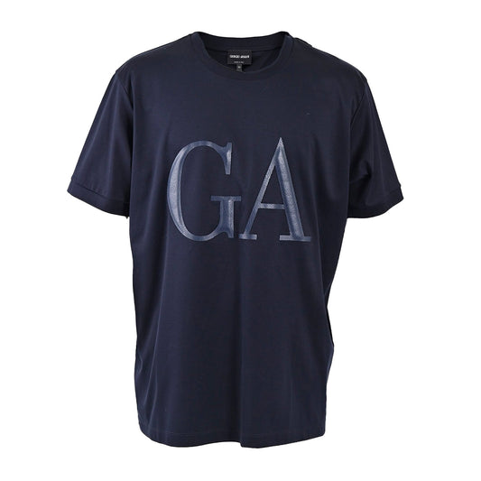 ジョルジオ アルマーニ GAロゴTシャツ GIORGIO ARMANI 3KSM78 SJXDZUBUV ネイビー