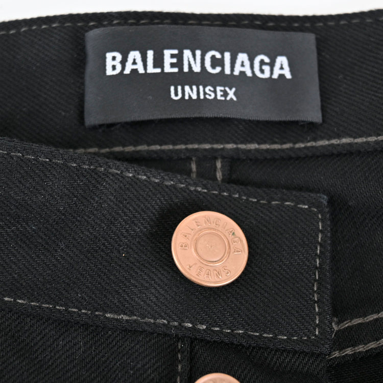 バレンシアガ BALENCIAGA ジーンズ 657614 TJW582470 ブラック メンズ プレゼント ギフト