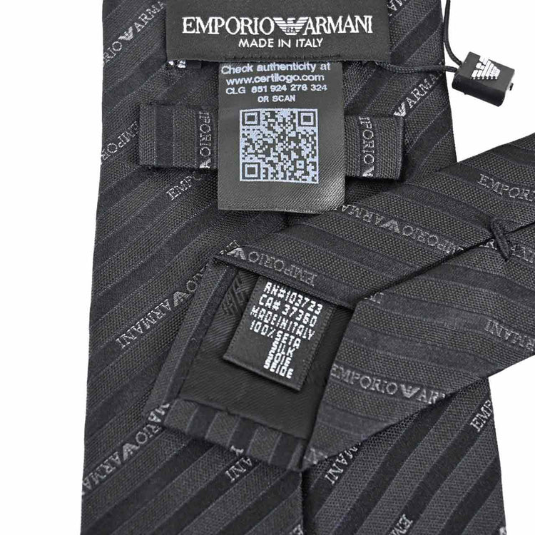 【28％OFF】 エンポリオ アルマーニ EMPORIO ARMANI ネクタイ 1P605-00120 ブラック メンズ 就職祝い 誕生日 ギフト プレゼントクリスマス ギフト プレゼント