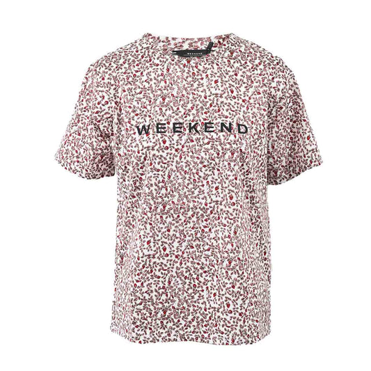 ウィークエンド マックスマーラ WEEKEND MAXMARA クルーネック半袖Ｔシャツ FIORINA 59710427600 8 レッド レディース 【ラスト1点 Sサイズ】