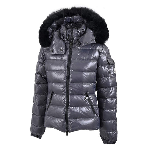 【38％OFF】 モンクレール MONCLER ダウンジャケット BADYFUR 906 4685825 68950 グレー レディースクリスマス ギフト プレゼント