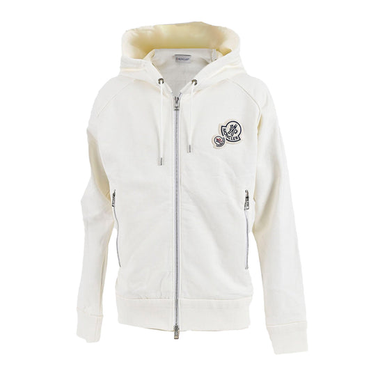 モンクレール MONCLER ジップアップパーカー D2 091 8401000 80451 034 ホワイト AW メンズ プレゼント ギフト