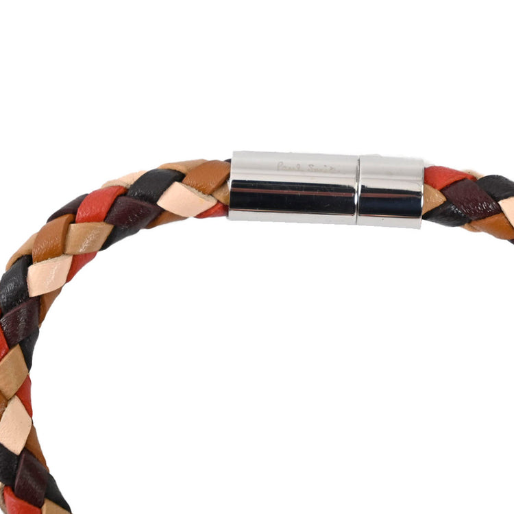 ポールスミス PAUL SMITH ブレスレット LTH PLAIT M1A BRAC APLAIT 66 ブラウン 2022年秋冬 メンズ レディース