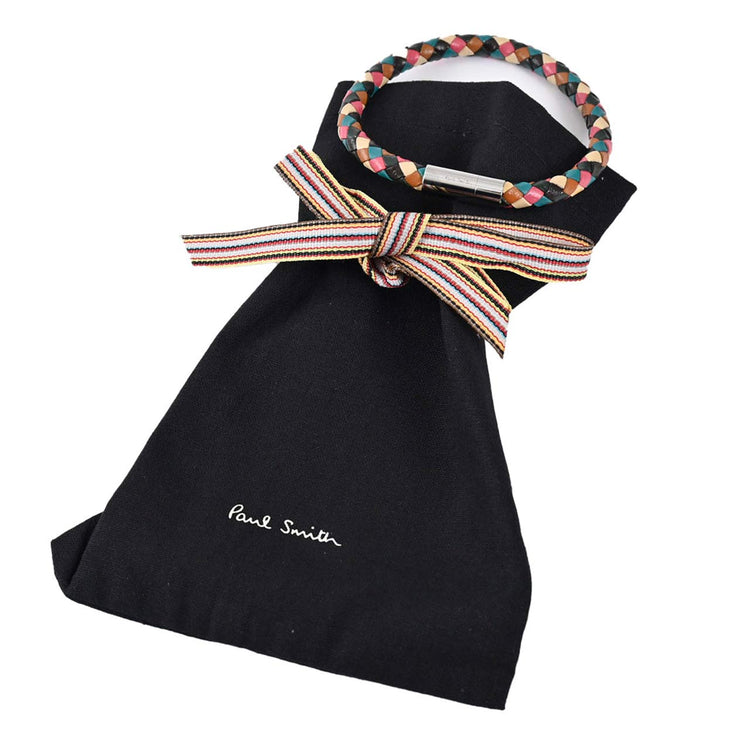 ポールスミス PAUL SMITH ブレスレット LTH PLAIT M1A BRAC APLAIT 92 マルチ 2022年秋冬 メンズ レディース