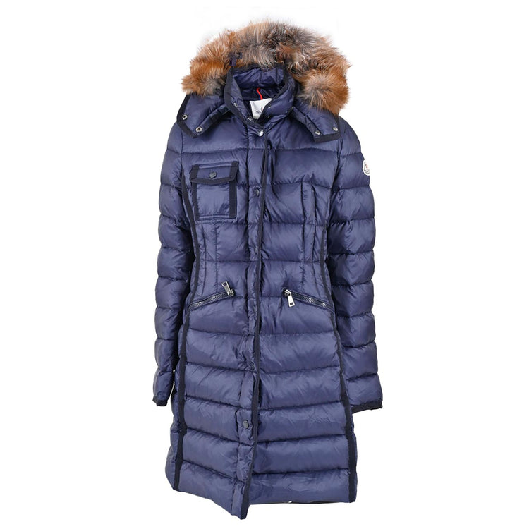 モンクレール MONCLER ダウンコート HERMIFUR 778 ネイビー レディース