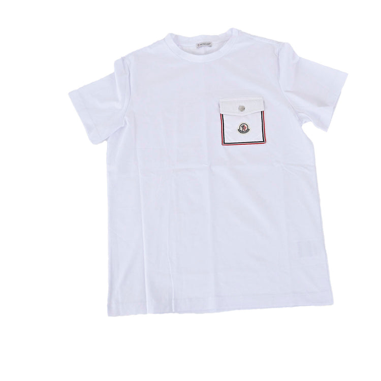 モンクレール MONCLER Tシャツ 8C000 48 8390Y 001 ホワイト 秋冬 メンズ