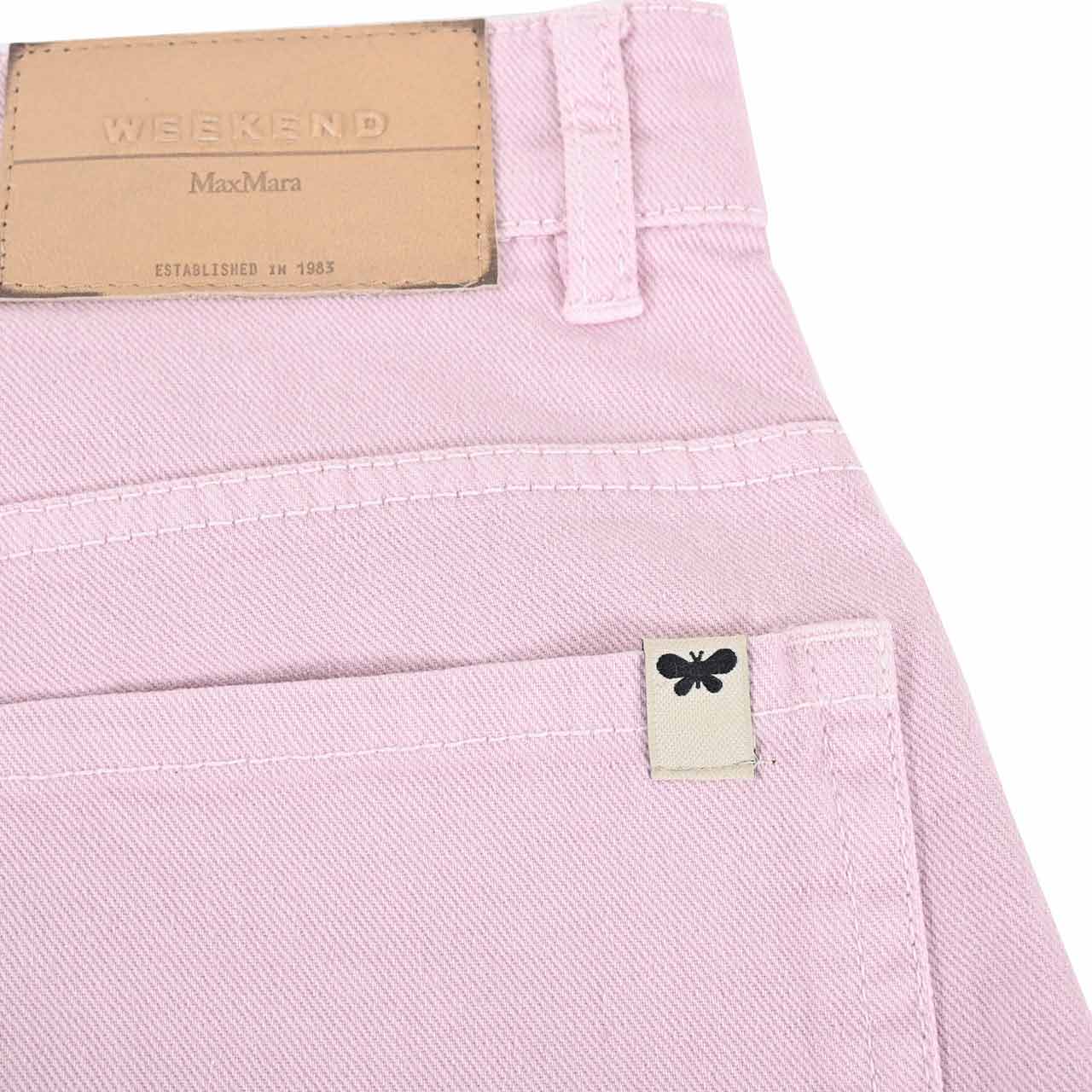 WEEKEND MAXMARA ウィークエンド マックスマーラ コットン ジーンズ 51310537600 MEDINA 5 ピンク レディース  ギフト プレゼント 【ラスト1点 42サイズ】