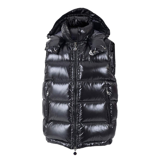 モンクレール MONCLER ダウンベスト BORMES 999 ブラック メンズ