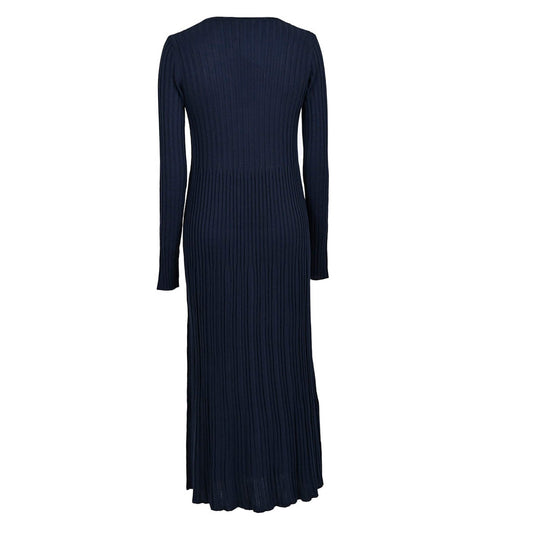 WEEKEND MAX MARA Dress 53260233600 ELETTA 4 Navy 2023AW Women's [SALE] 