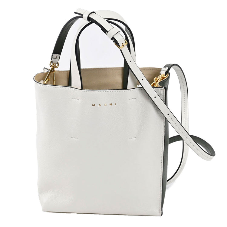 マルニ MARNI トートバッグ SHMP0040U5 P2644 Z597N カーキ レディース