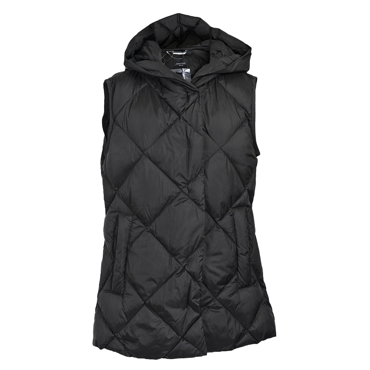 WEEKEND MAXMARA ウィークエンド マックスマーラ ベスト FRUTTO 529601336 003 ブラック レディース  ギフト プレゼント