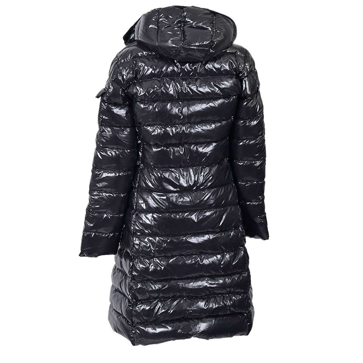 モンクレール MONCLER ダウンコート MOKA 4981705 68950 999 ブラック レディース 【ラスト1点 0サイズ】