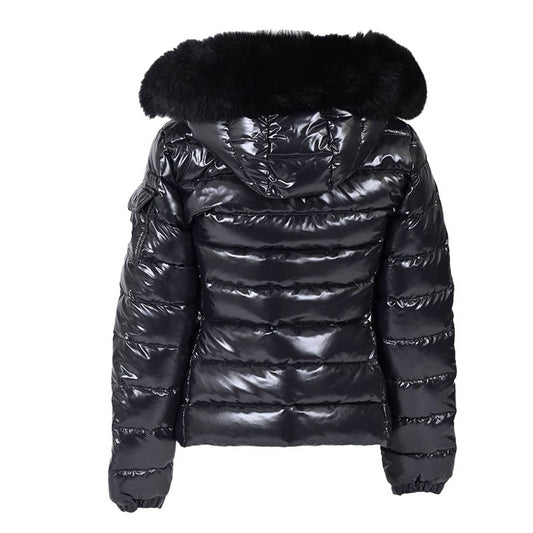 モンクレール MONCLER ダウンジャケット Badyfur  999 1A54002 C0064 ブラック 年秋冬 レディース