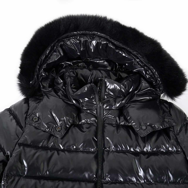 Moncler MONCLER 羽絨外套 Badyfur F2 093 1A54002 C0064 999 黑色 女式 [特價] 