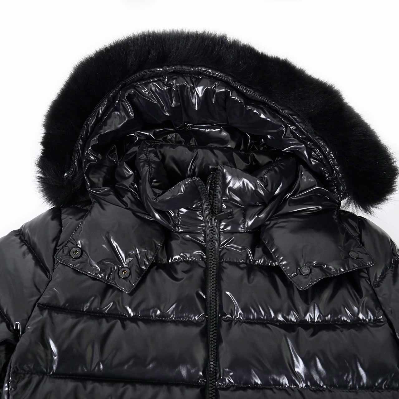 モンクレール MONCLER ダウンジャケット Badyfur  999 1A54002 C0064 ブラック レディース 【ラスト1点 00サイズ】