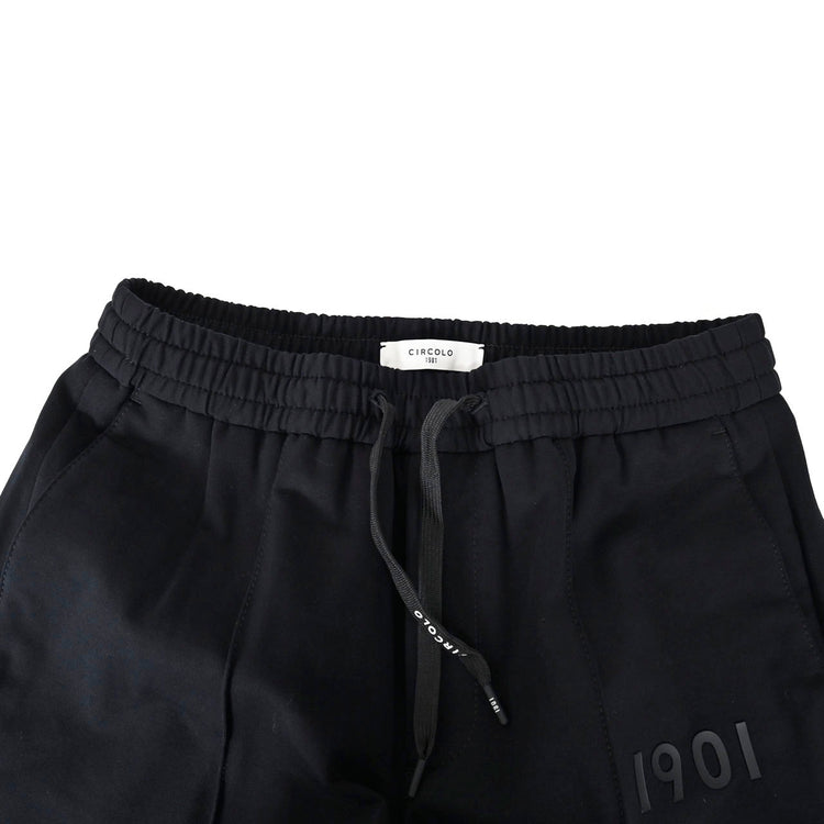 チルコロ CIRCOLO 1901 イージーパンツ PANTALONE JOGGING CN4053 001 ブラック メンズ  プレゼント ギフト