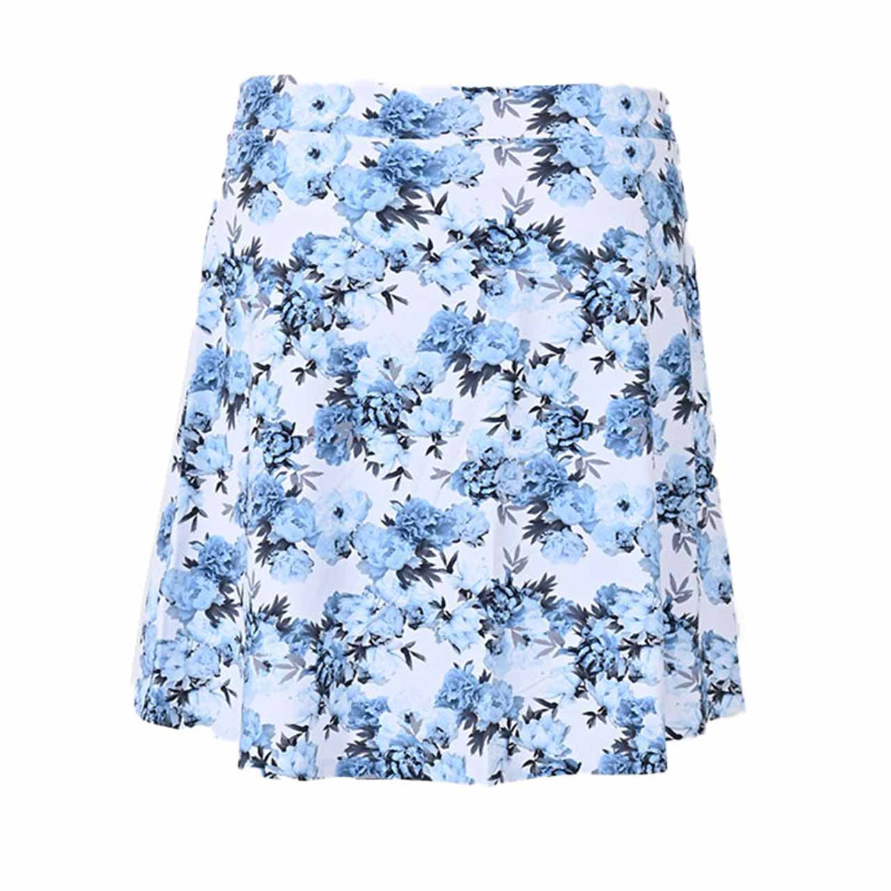 【期間限定SALE】 ジーフォア G FORE スカート PHOTO FLORAL A-LINE G4LF23B05A SNOW ホワイト レディース ゴルフ