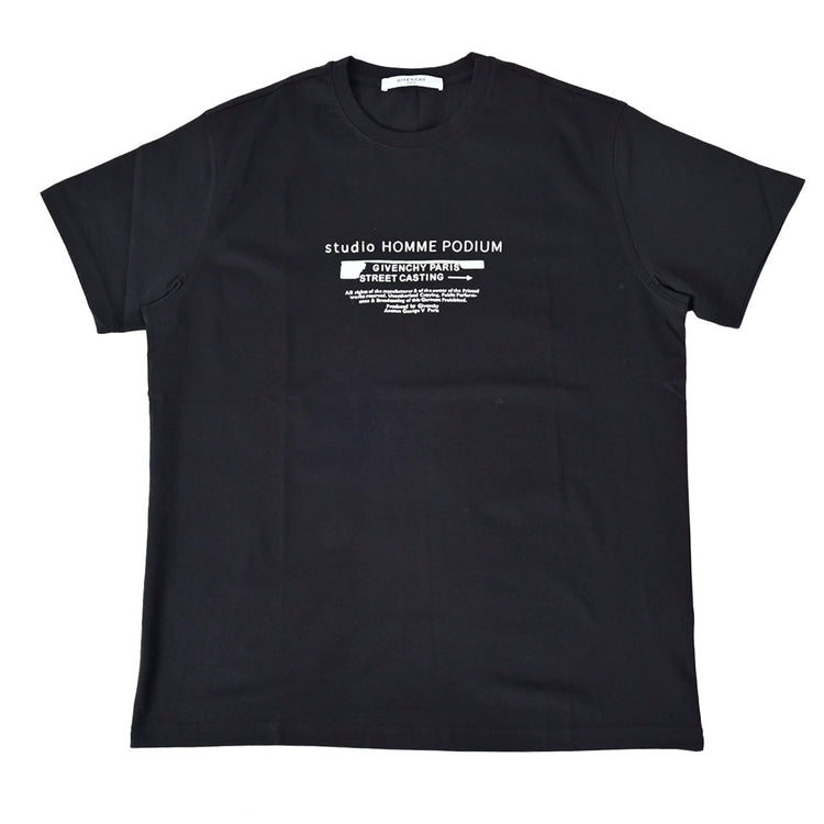 ジバンシィ GIVENCHY Tシャツ BM70SC3002 001 ブラック  メンズ