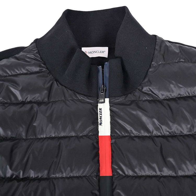 モンクレール MONCLER カーディガン 8G500 00 80985 999 ブラック メンズ 【ラスト1点 3ＸＬサイズ】 プレゼント ギフト