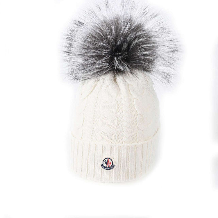 モンクレール MONCLER ニット帽 D20909960410 ホワイト メンズ レディース プレゼント ギフト