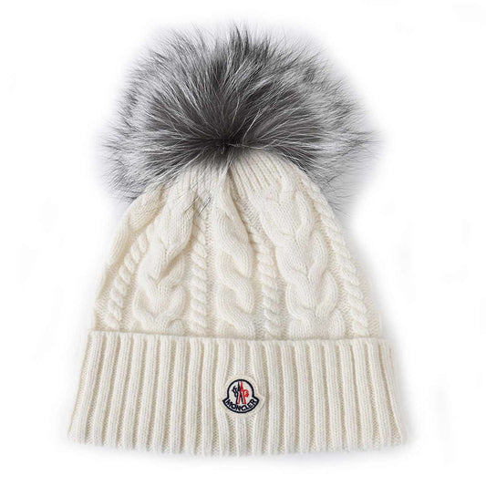 モンクレール MONCLER ニット帽 D20909960410 ホワイト メンズ レディース プレゼント ギフト