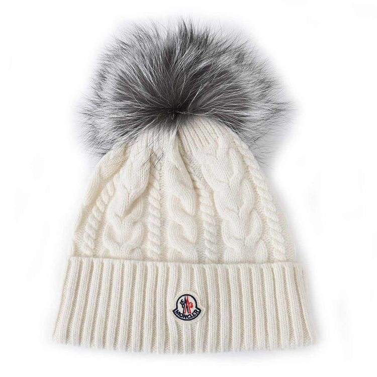 モンクレール MONCLER ニット帽 D20909960410 ホワイト メンズ レディース プレゼント ギフト