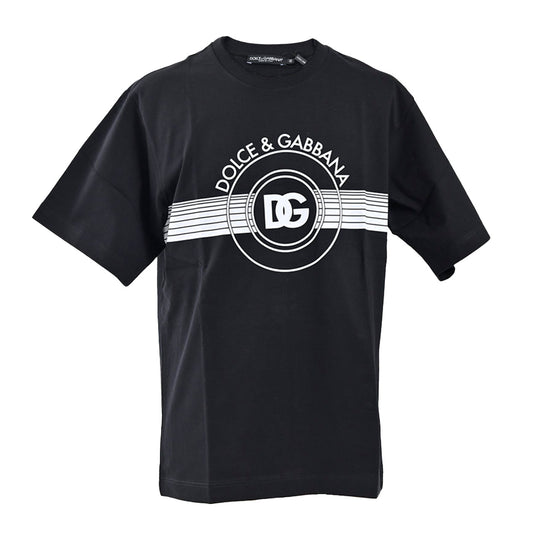 ドルチェ＆ガッバーナ DOLCE&GABBANA Tシャツ G8PN9T G7J6B N0000 ブラック AW メンズ