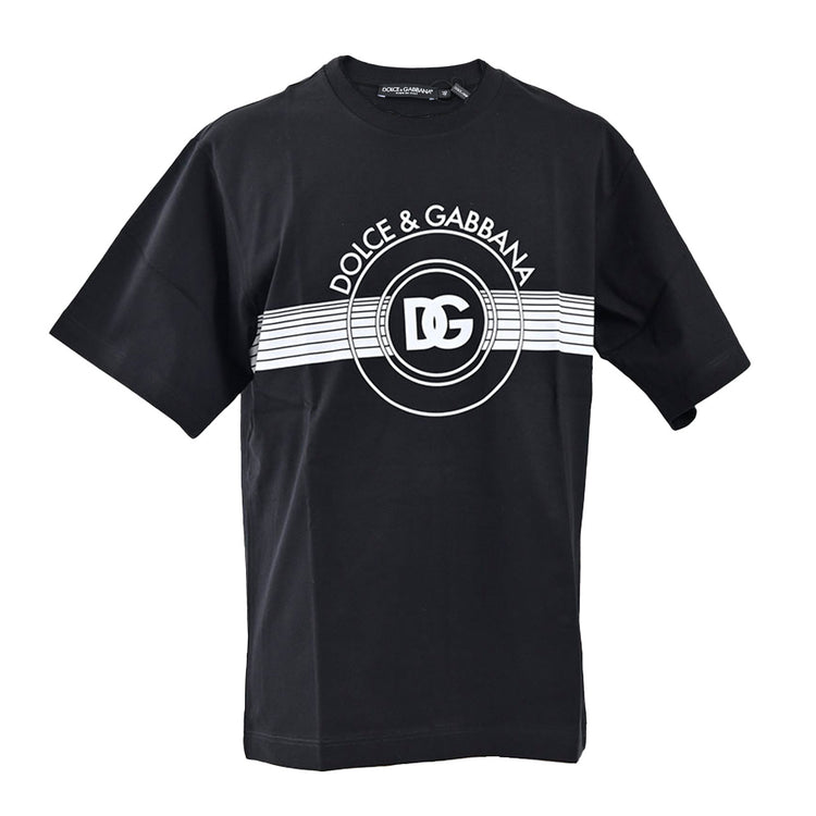 ドルチェ＆ガッバーナ DOLCE&GABBANA Tシャツ G8PN9T G7J6B N0000 ブラック 2023#REF メンズ プレゼント ギフト