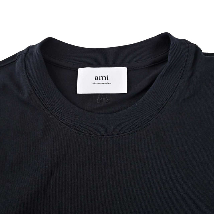 アミ AMI Tシャツ UTS017 726 001 ブラック AW メンズ レディース